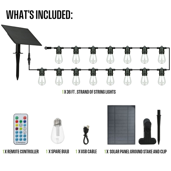 Color-Changing String Lights with Remote - Picture 5 of 10